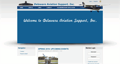 Desktop Screenshot of delawareaviationsupport.org